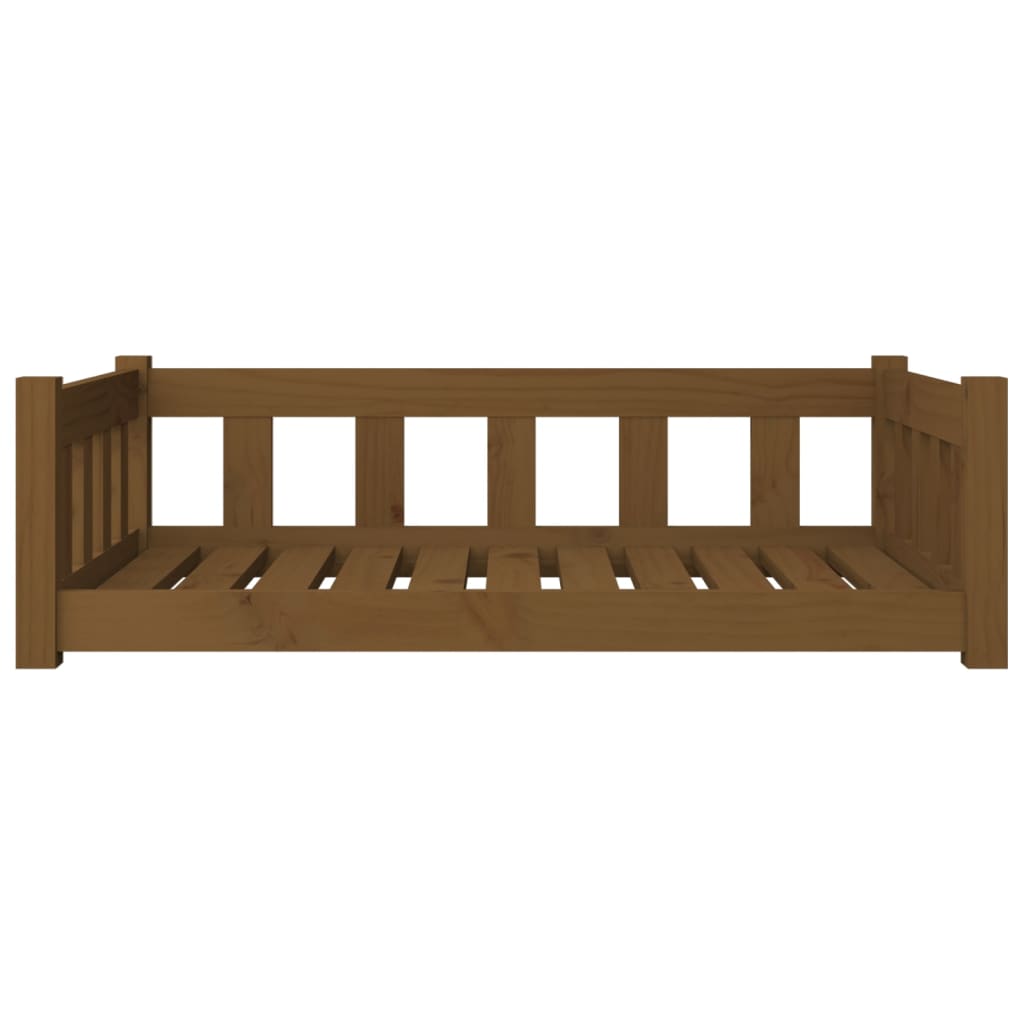 Koiransänky hunajanruskea 95,5x65,5x28 cm täysi mänty - Harrastajankoti.fi