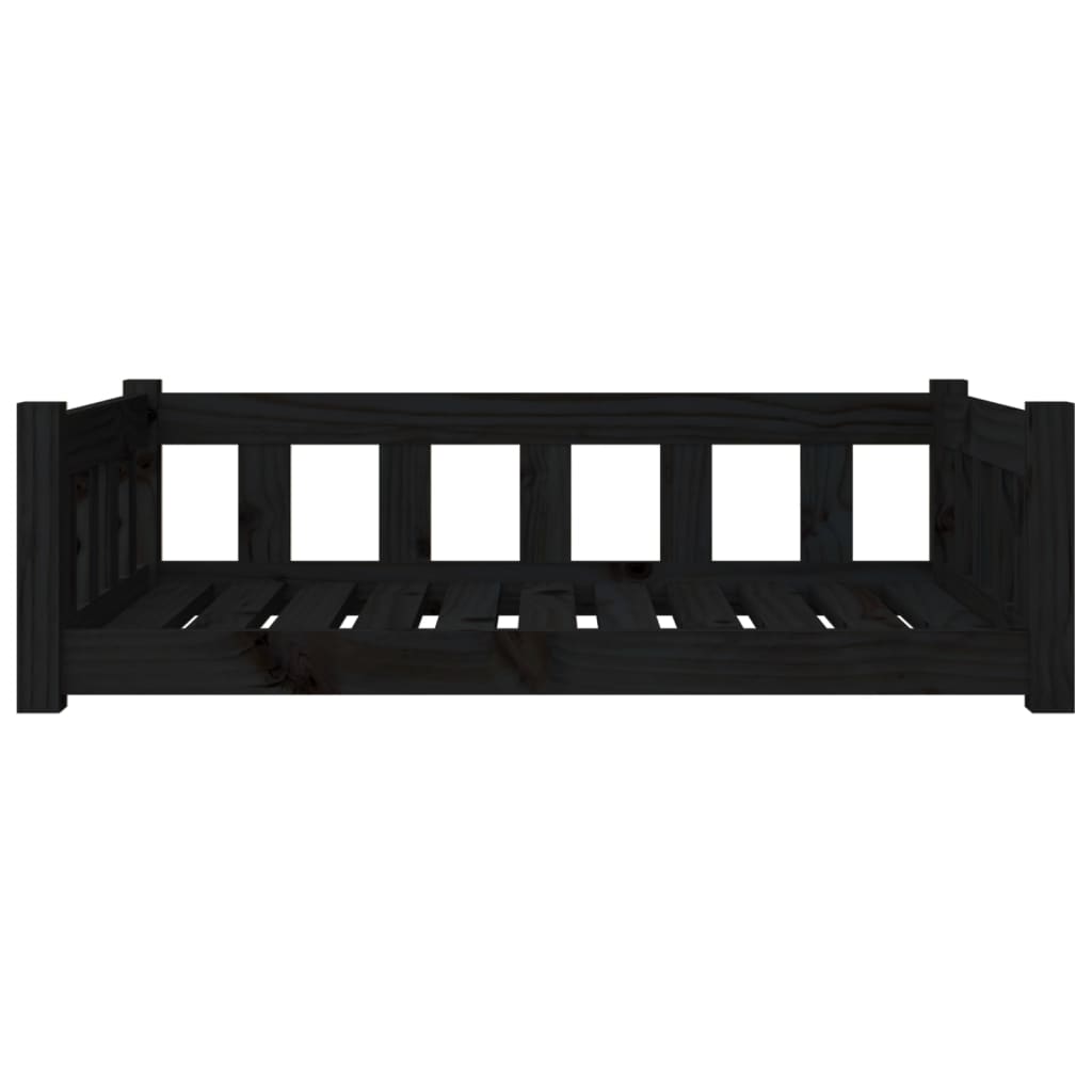 Koiransänky musta 95,5x65,5x28 cm täysi mänty - Harrastajankoti.fi