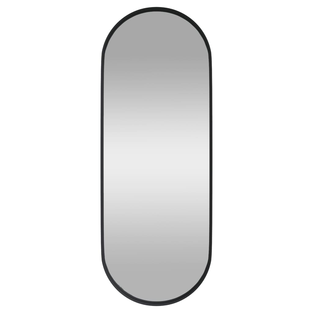 Seinäpeili musta 15x40 cm ovaali - Harrastajankoti.fi