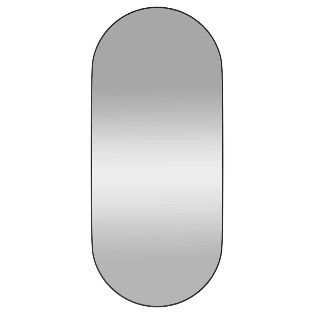 Seinäpeili musta 35x80 cm ovaali - Harrastajankoti.fi