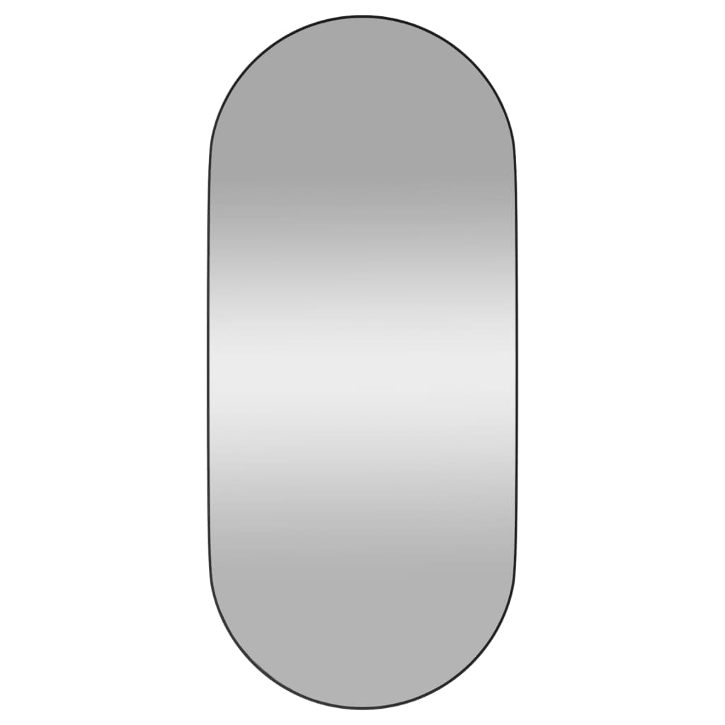 Seinäpeili musta 40x90 cm ovaali - Harrastajankoti.fi
