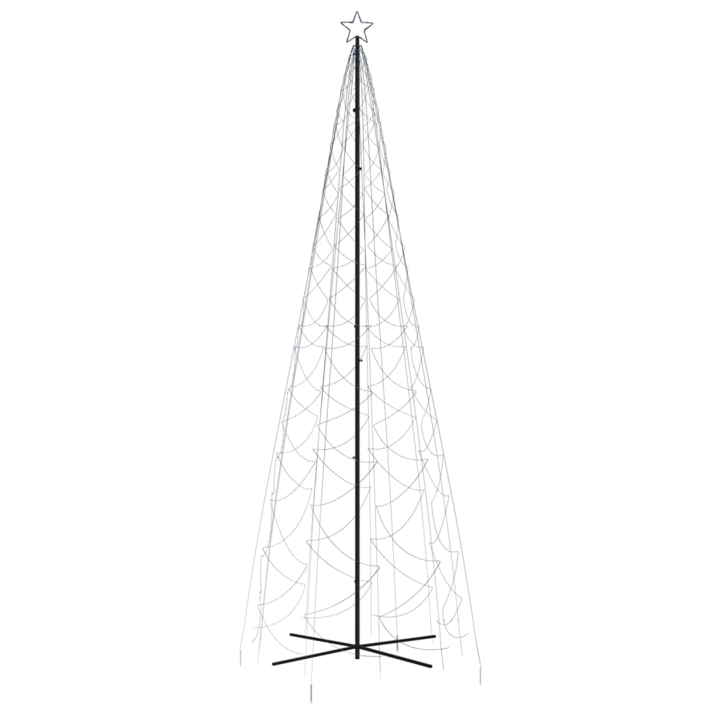 Kartio joulukuusi 1400 sinistä LED-valoa 160x500 cm - Harrastajankoti.fi