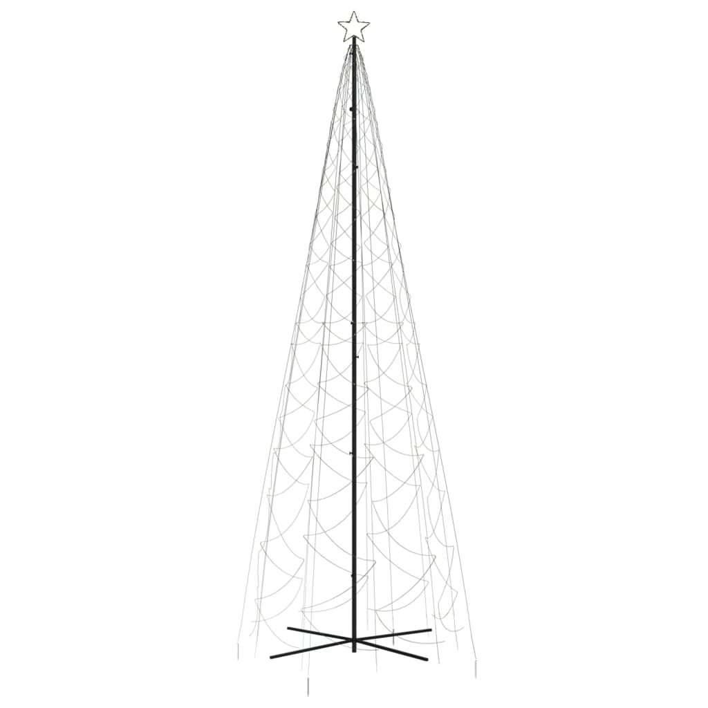Kartio joulukuusi 1400 lämpimän valkoista LED-valoa 160x500 cm - Harrastajankoti.fi
