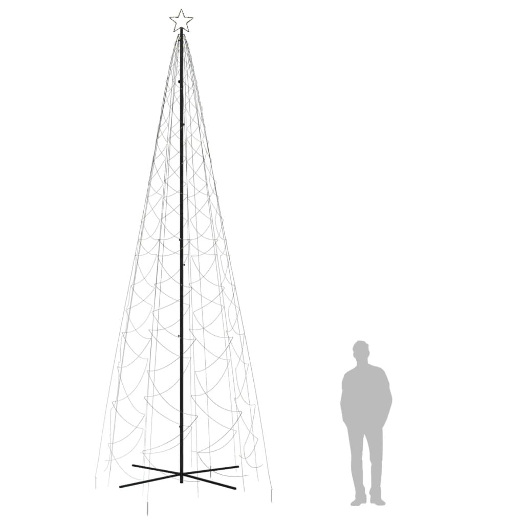 Kartio joulukuusi 1400 lämpimän valkoista LED-valoa 160x500 cm - Harrastajankoti.fi