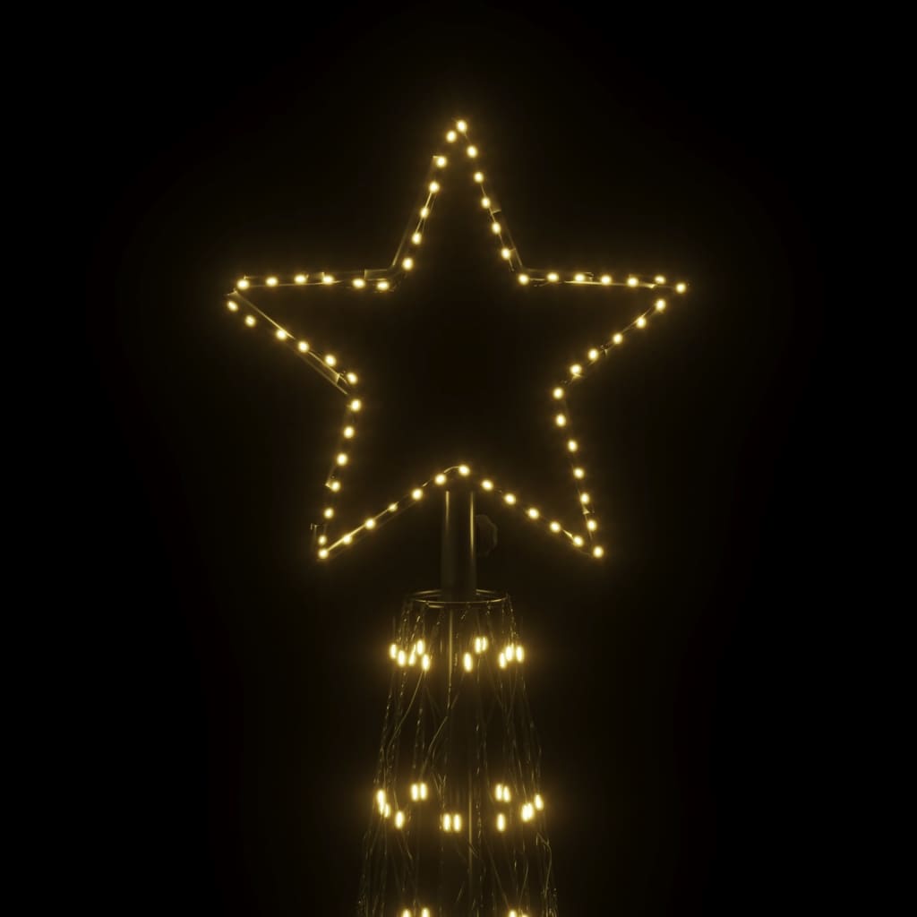 Kartio joulukuusi 3000 lämpimän valkoista LED-valoa 230x800 cm - Harrastajankoti.fi