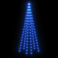 Joulukuusi lipputankoon 108 sinistä LED-valoa 180 cm - Harrastajankoti.fi