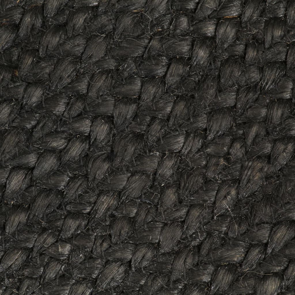 Kaksipuolinen juuttimatto antrasiitti/luonnollinen 90 cm pyöreä - Harrastajankoti.fi