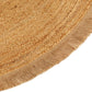 Punottu juuttimatto röyhelöreuna 90 cm pyöreä - Harrastajankoti.fi
