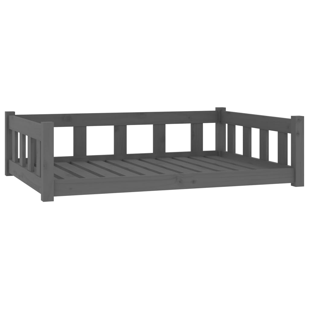 Koiransänky harmaa 105,5x75,5x28 cm täysi mänty - Harrastajankoti.fi