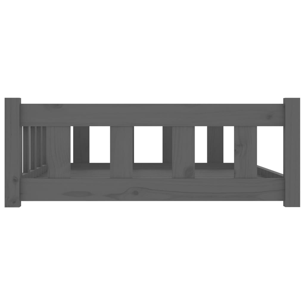 Koiransänky harmaa 105,5x75,5x28 cm täysi mänty - Harrastajankoti.fi