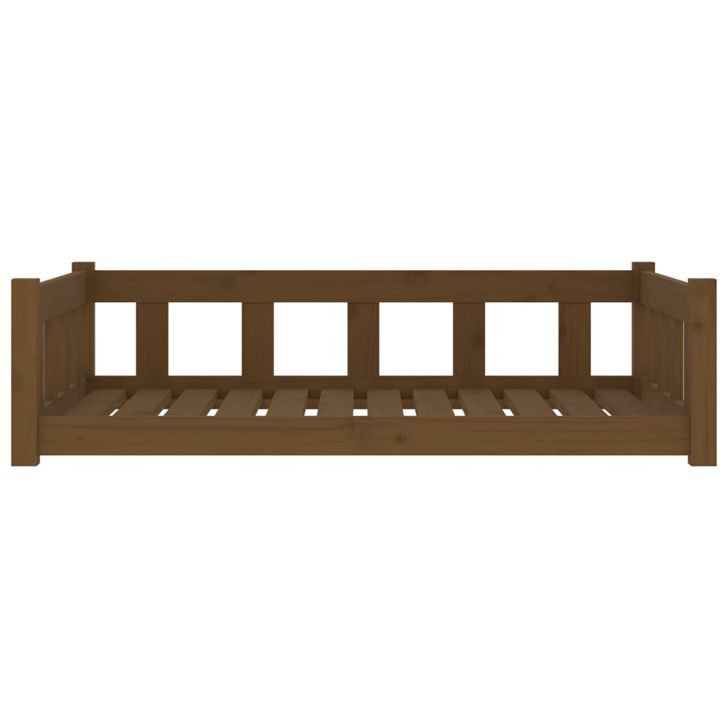 Koiransänky hunajanruskea 105,5x75,5x28 cm täysi mänty - Harrastajankoti.fi