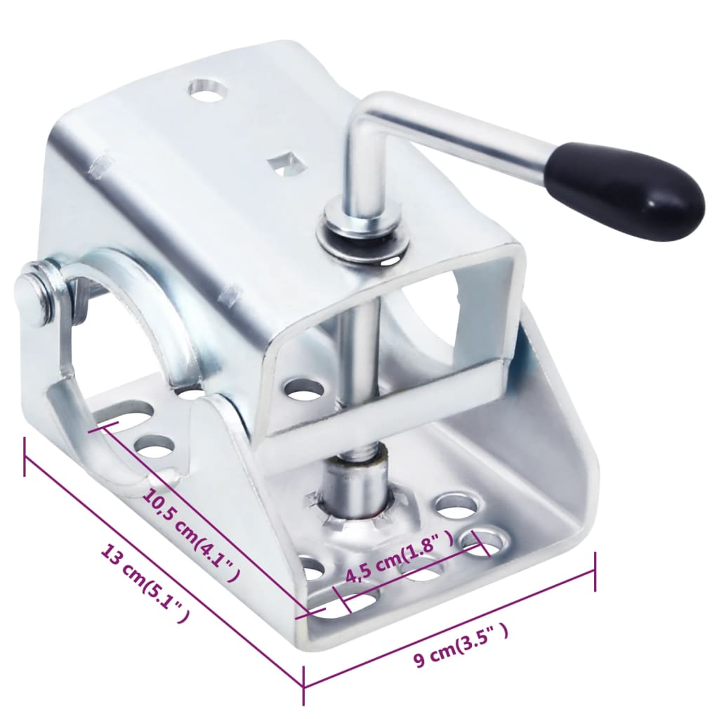 Nokkapyörä peräkärryyn 60 mm galvanoitu teräs - Harrastajankoti.fi