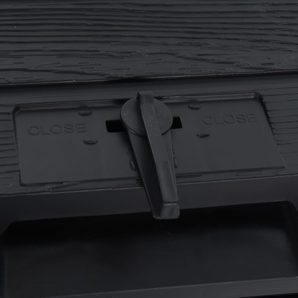 Puutarhakompostori musta 280 l polypropeeni - Harrastajankoti.fi