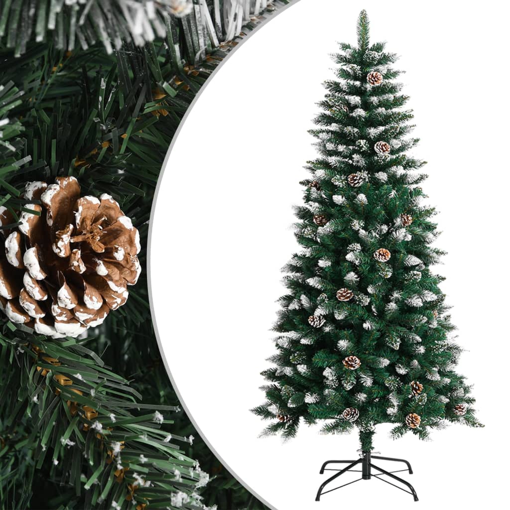 Tekojoulukuusi jalustalla vihreä 120 cm PVC - Harrastajankoti.fi