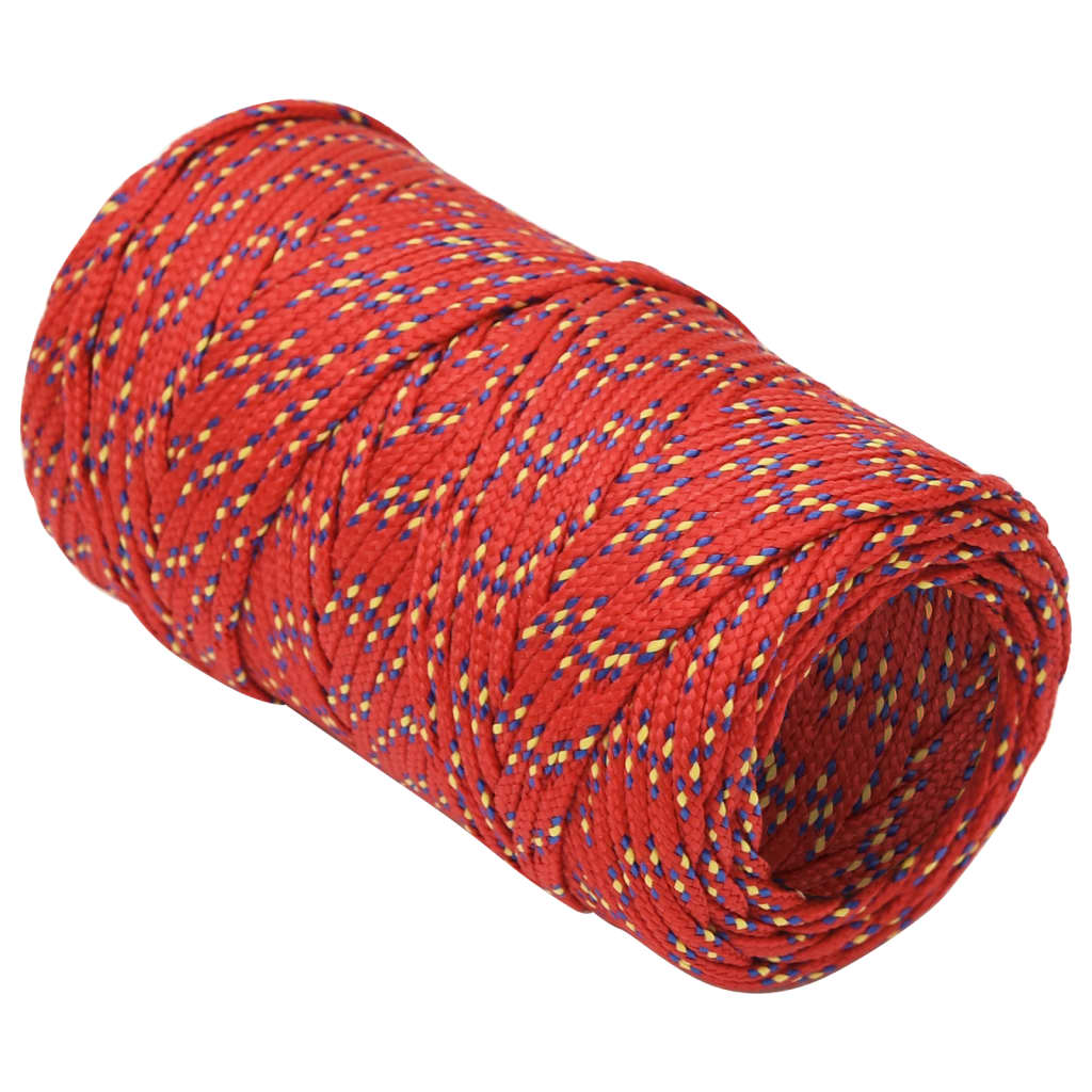 Veneköysi punainen 2 mm 50 m polypropeeni - Harrastajankoti.fi