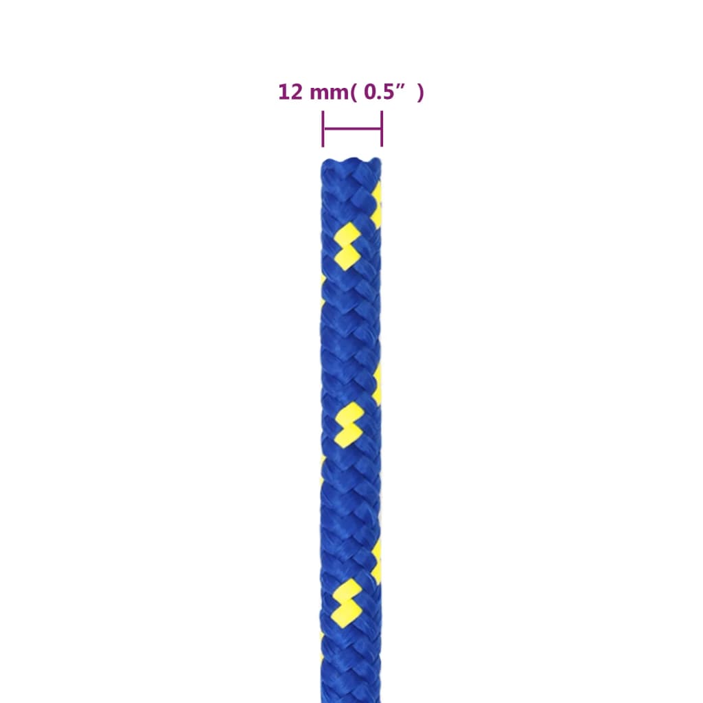 Veneköysi sininen 12 mm 25 m polypropeeni - Harrastajankoti.fi