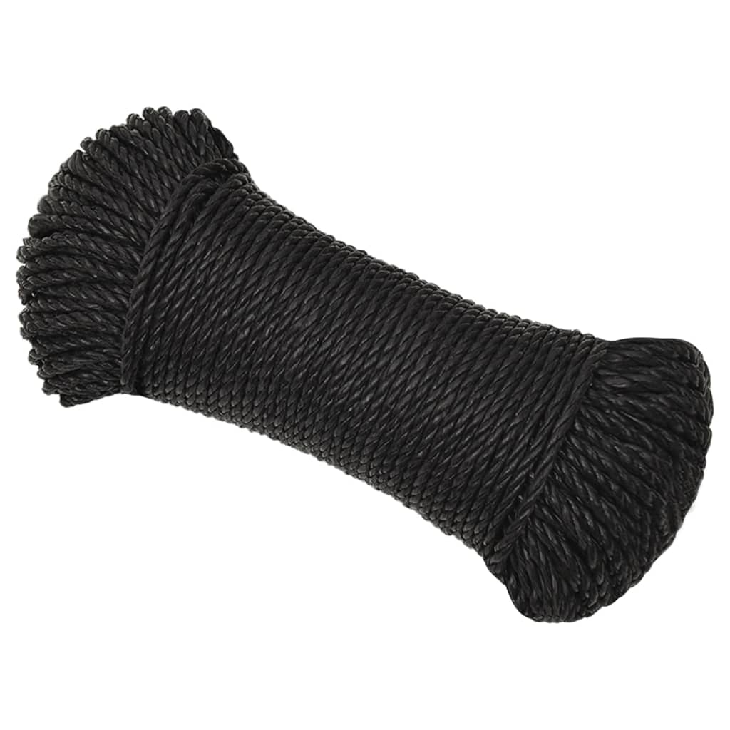 Työköysi musta 3 mm 250 mm polypropeeni - Harrastajankoti.fi