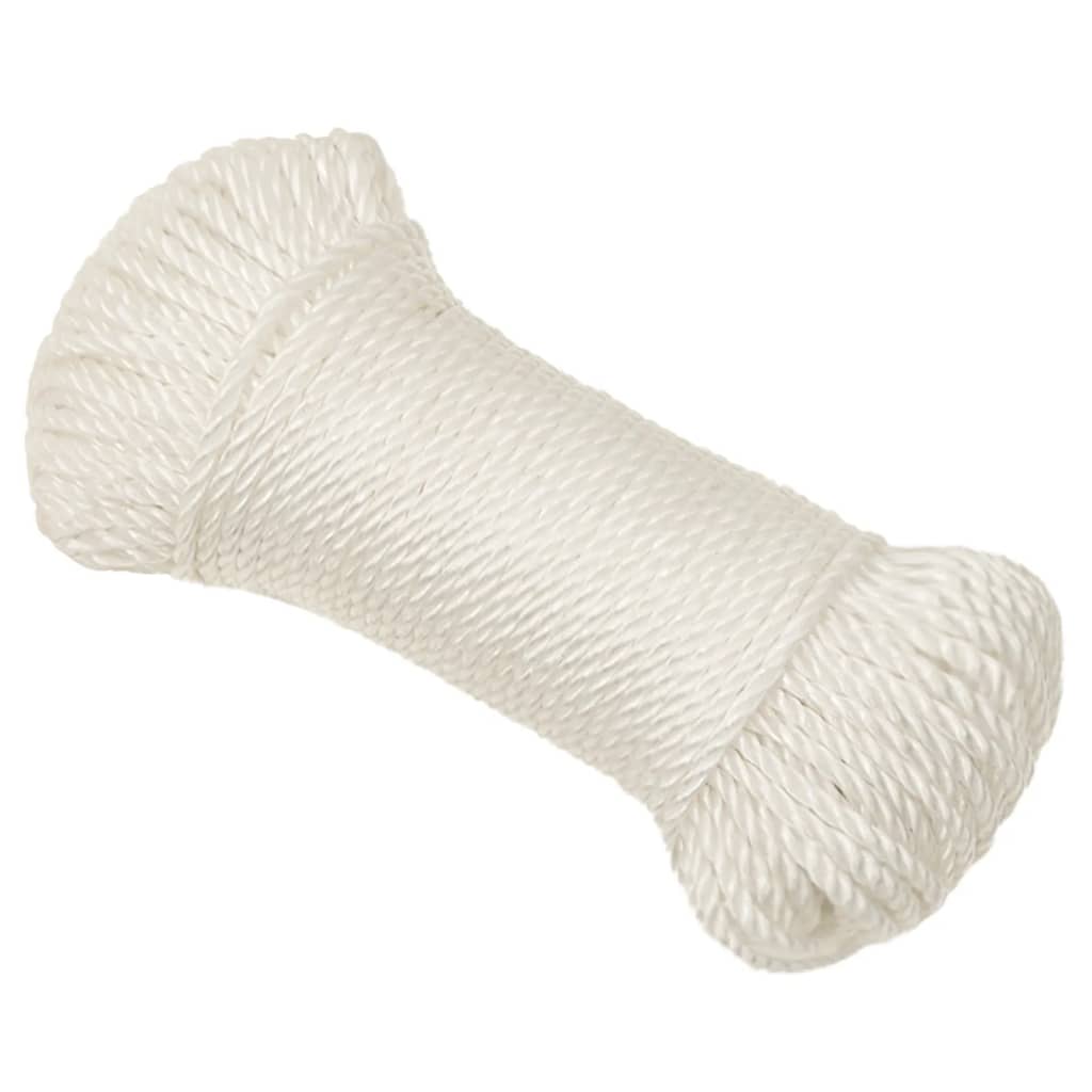 Työköysi valkoinen 3 mm 250 m polypropeeni - Harrastajankoti.fi