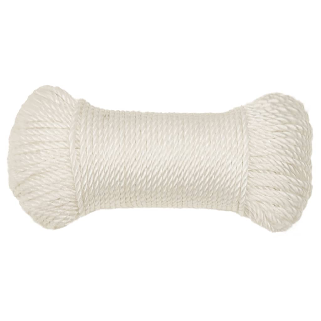 Työköysi valkoinen 6 mm 500 m polypropeeni - Harrastajankoti.fi