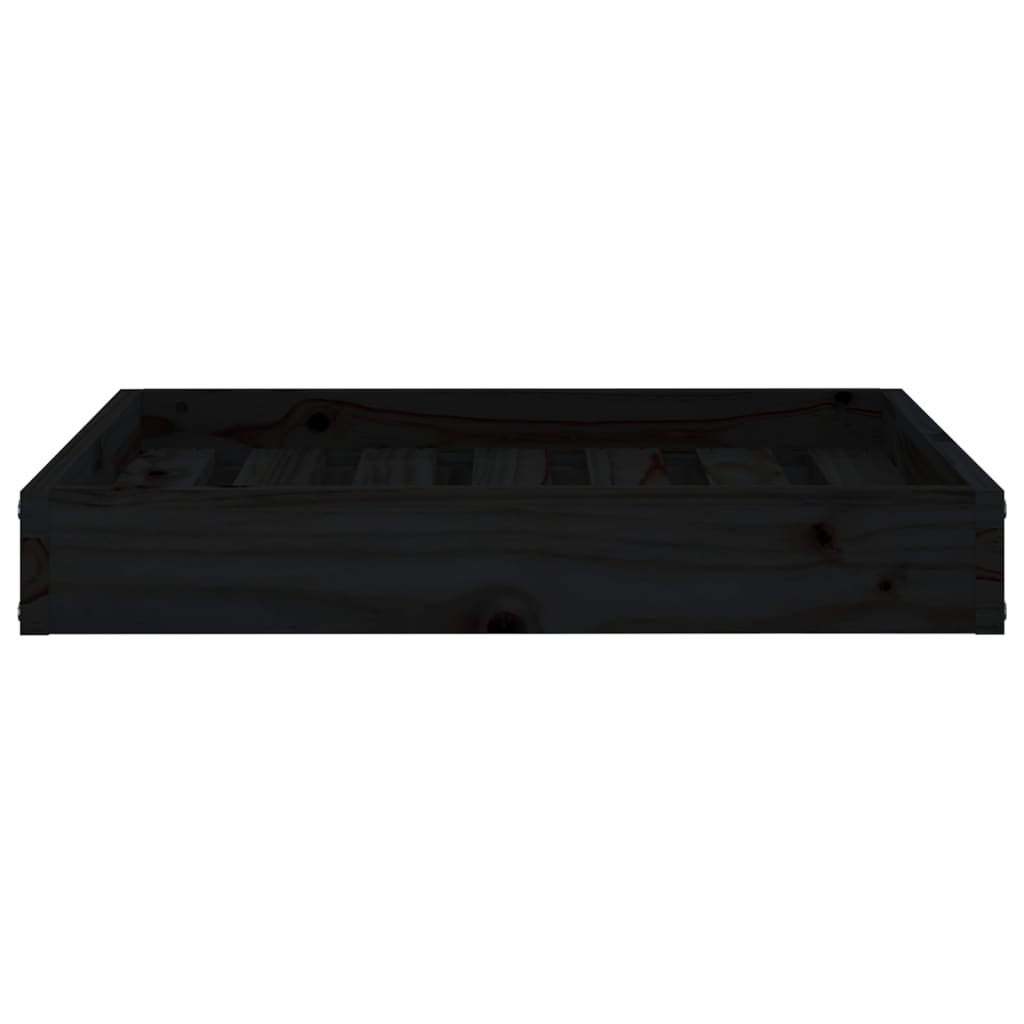 Koiransänky musta 61,5x49x9 cm täysi mänty - Harrastajankoti.fi