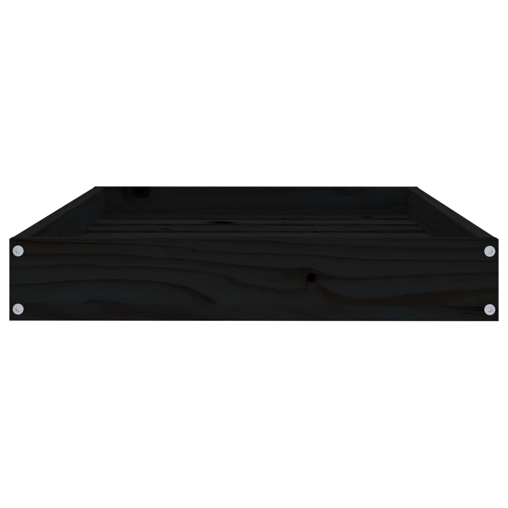 Koiransänky musta 71,5x54x9 cm täysi mänty - Harrastajankoti.fi