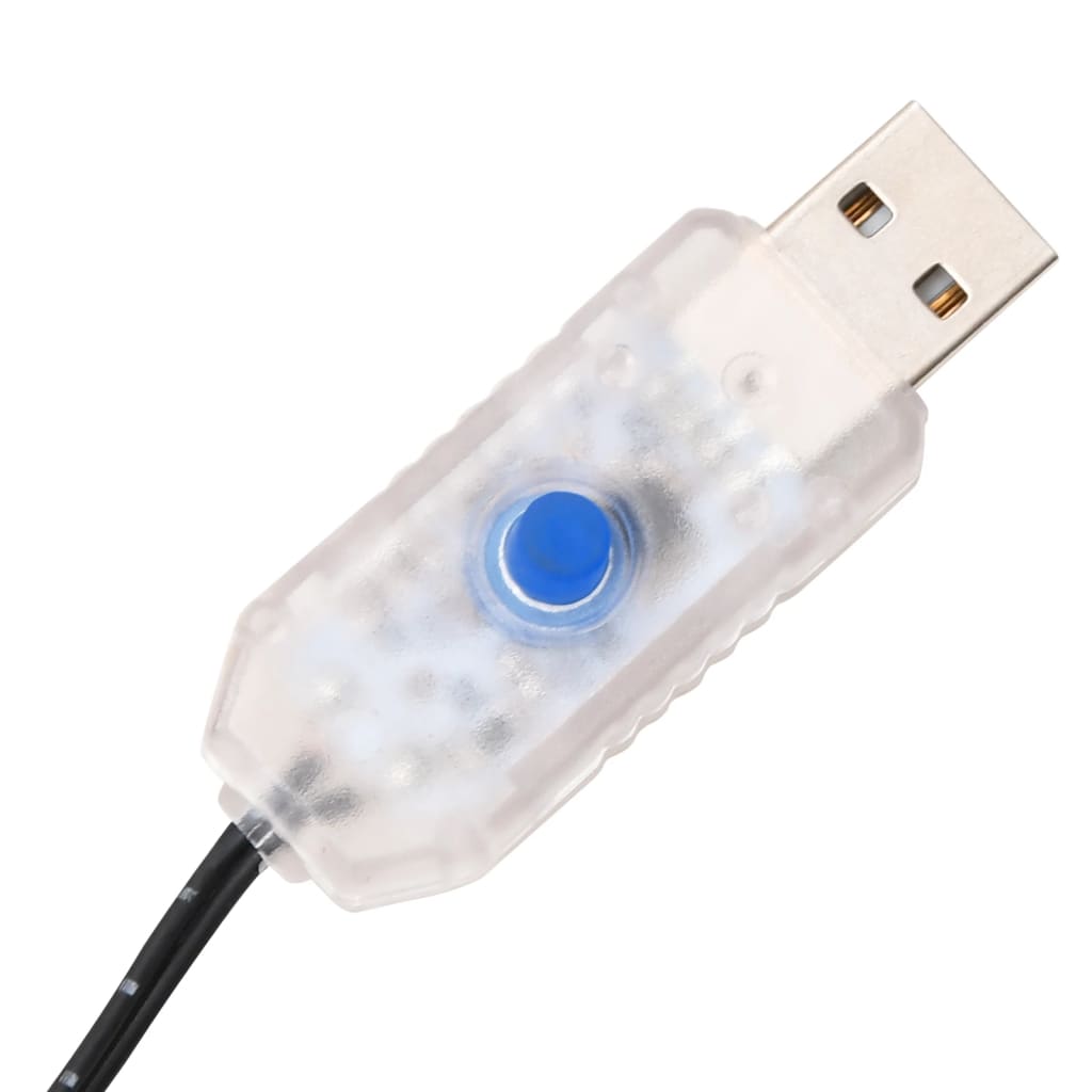 LED-palmu lämmin valkoinen 96 LED-valoa 180 cm - Harrastajankoti.fi