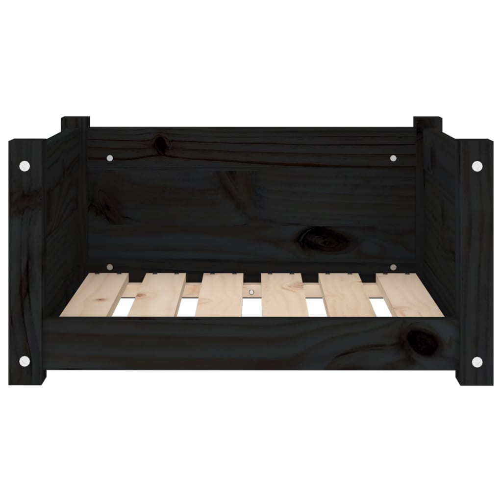 Koiransänky musta 55,5x45,5x28 cm täysi mänty - Harrastajankoti.fi