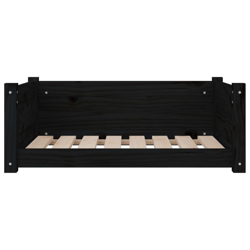 Koiransänky musta 75,5x55,5x28 cm täysi mänty - Harrastajankoti.fi