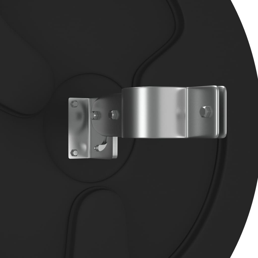 Liikennepeili kupera musta Ø45 cm polykarbonaatti - Harrastajankoti.fi