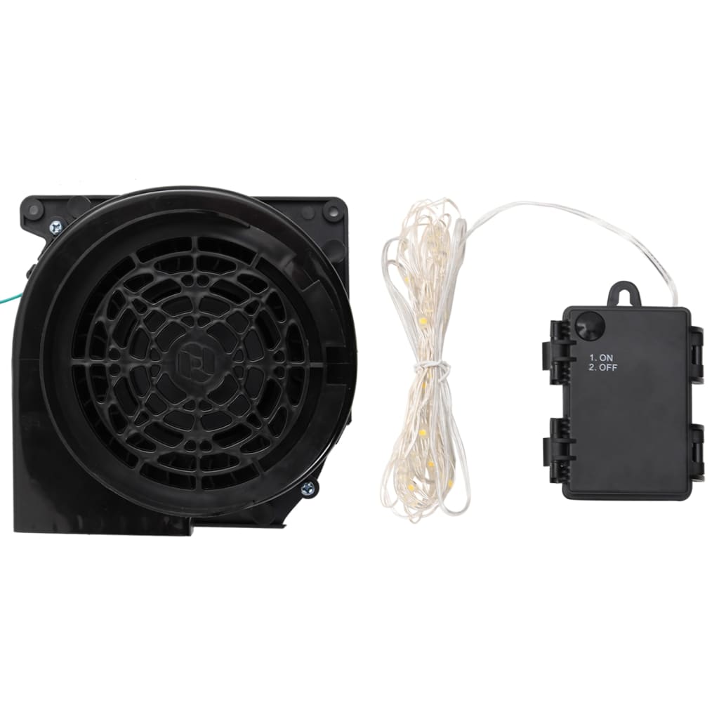 Ilmatäytteinen joulupukki LED-valoilla 820 cm - Harrastajankoti.fi