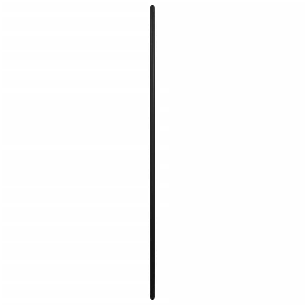 Seinäpeili musta Ø 50 cm pyöreä - Harrastajankoti.fi