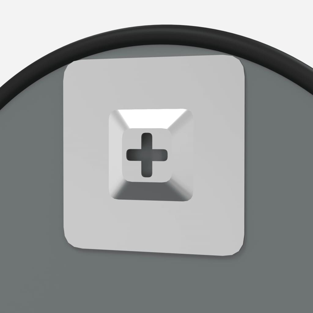 Seinäpeili musta Ø 60 cm pyöreä - Harrastajankoti.fi