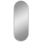 Seinäpeili hopea 40x15 cm ovaali - Harrastajankoti.fi