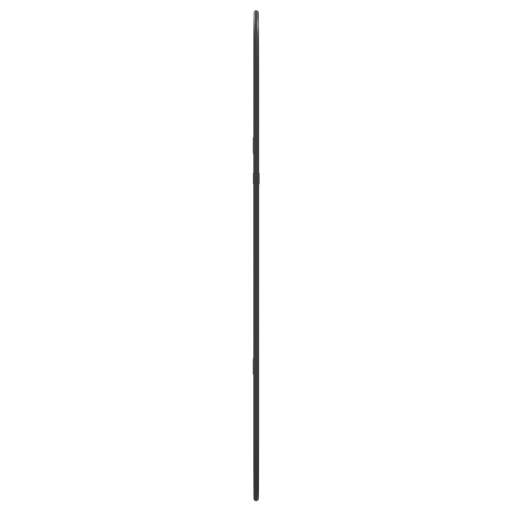 Seinäpeili musta 70x30 cm ovaali - Harrastajankoti.fi