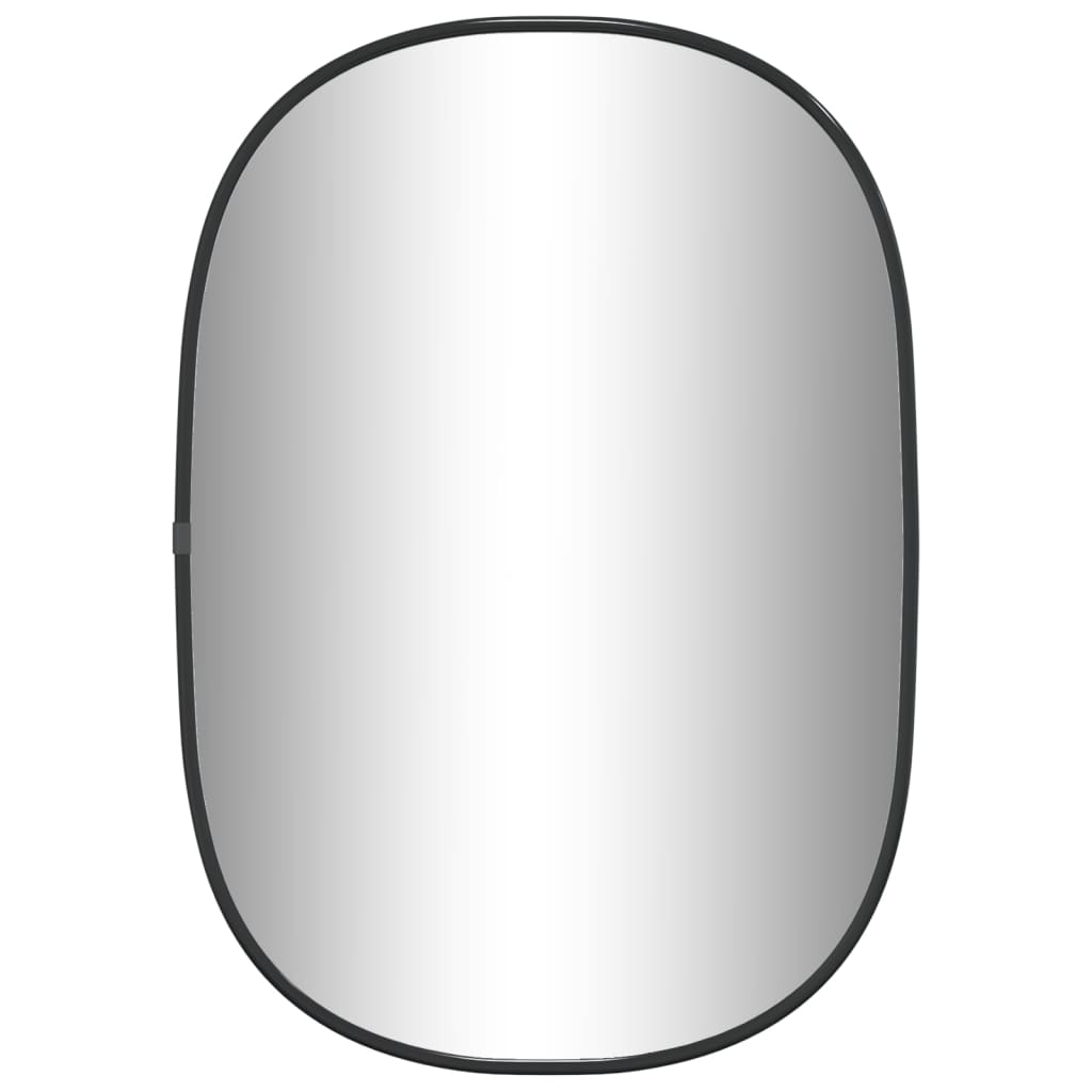 Seinäpeili musta 50x35 cm - Harrastajankoti.fi