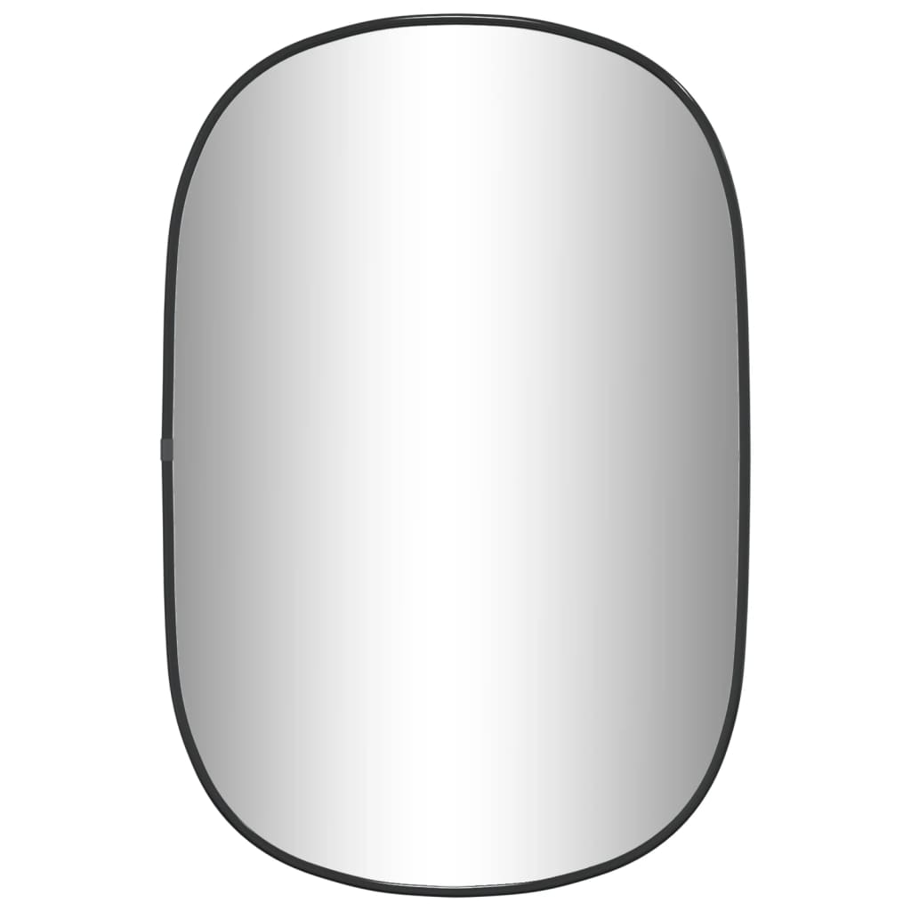 Seinäpeili musta 60x40 cm - Harrastajankoti.fi