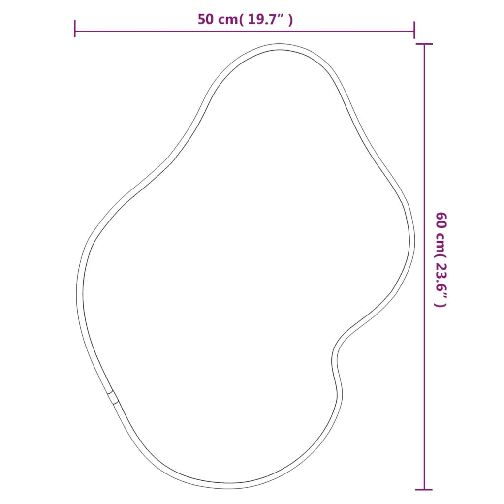 Seinäpeili kulta 60x50 cm - Harrastajankoti.fi