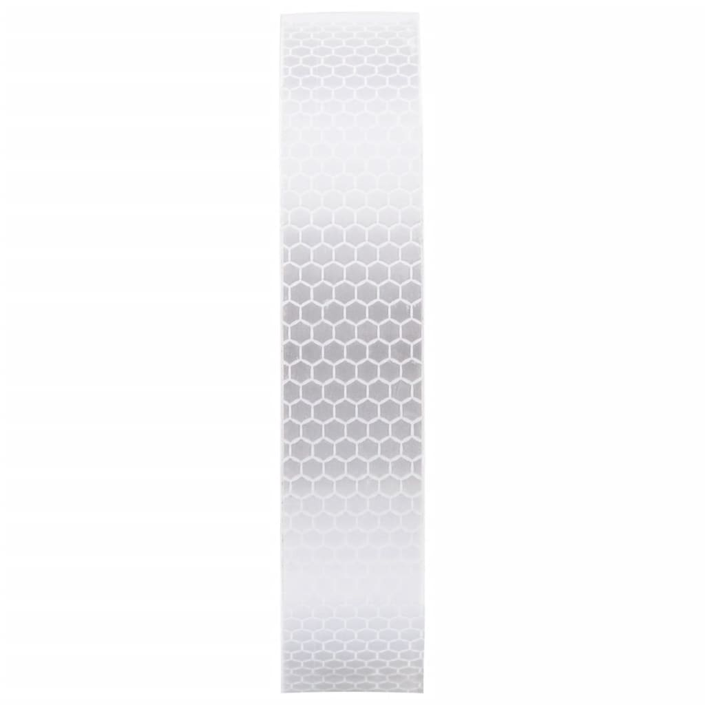Heijastinteippi valkoinen 2,5 cmx20 m PVC - Harrastajankoti.fi