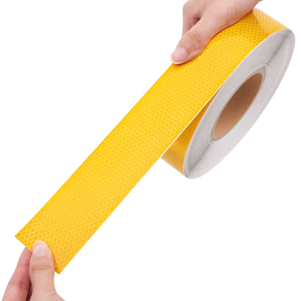 Heijastinteippi keltainen 5 cm x 50 m PVC - Harrastajankoti.fi