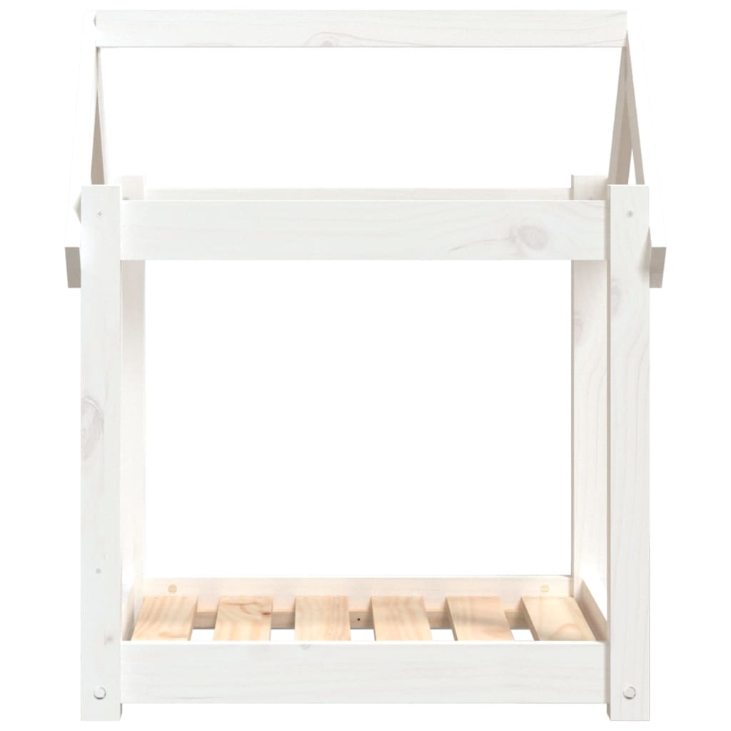 Koiransänky valkoinen 61x50x70 cm täysi mänty - Harrastajankoti.fi