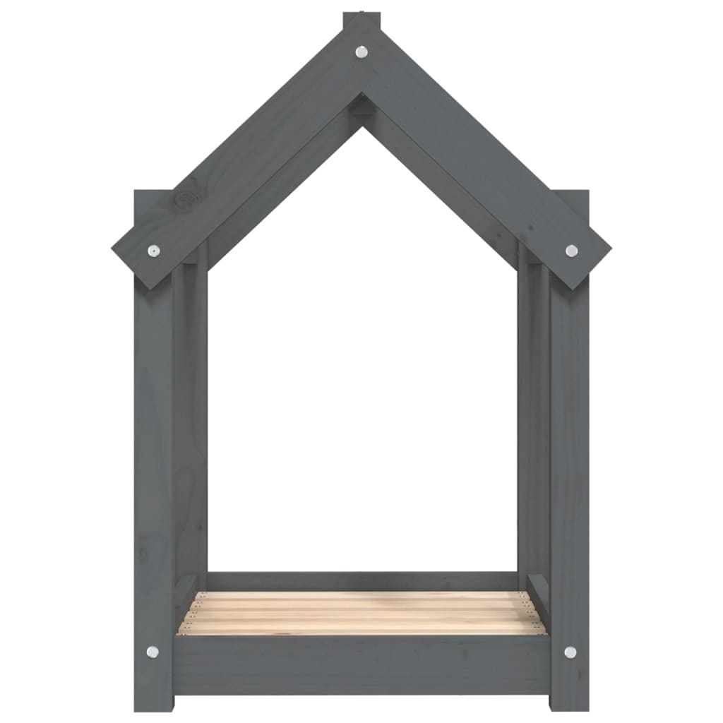 Koiransänky harmaa 61x50x70 cm täysi mänty - Harrastajankoti.fi