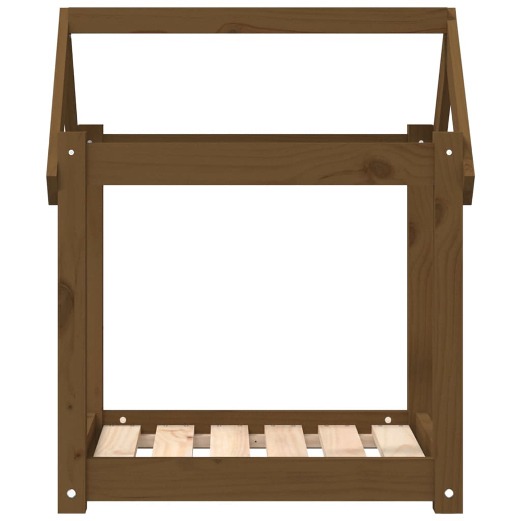 Koiransänky hunajanruskea 61x50x70 cm täysi mänty - Harrastajankoti.fi