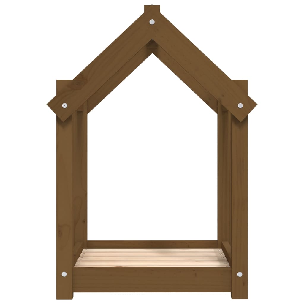 Koiransänky hunajanruskea 61x50x70 cm täysi mänty - Harrastajankoti.fi