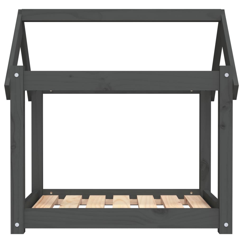 Koiransänky harmaa 71x55x70 cm täysi mänty - Harrastajankoti.fi