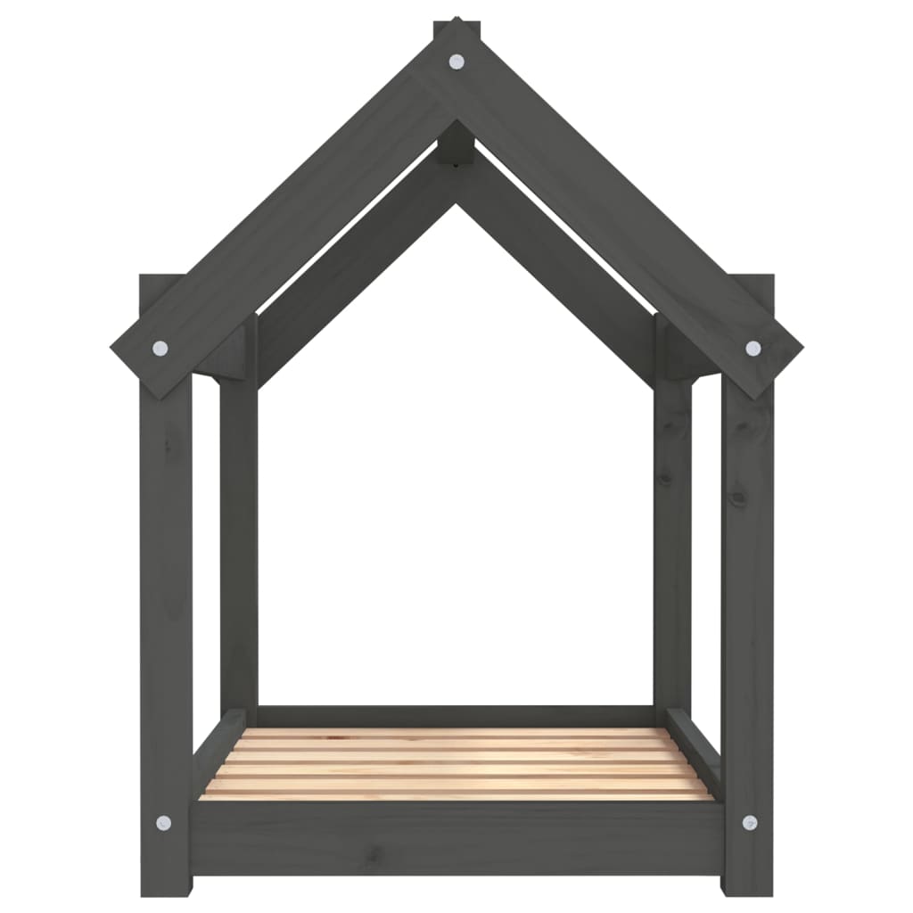 Koiransänky harmaa 71x55x70 cm täysi mänty - Harrastajankoti.fi