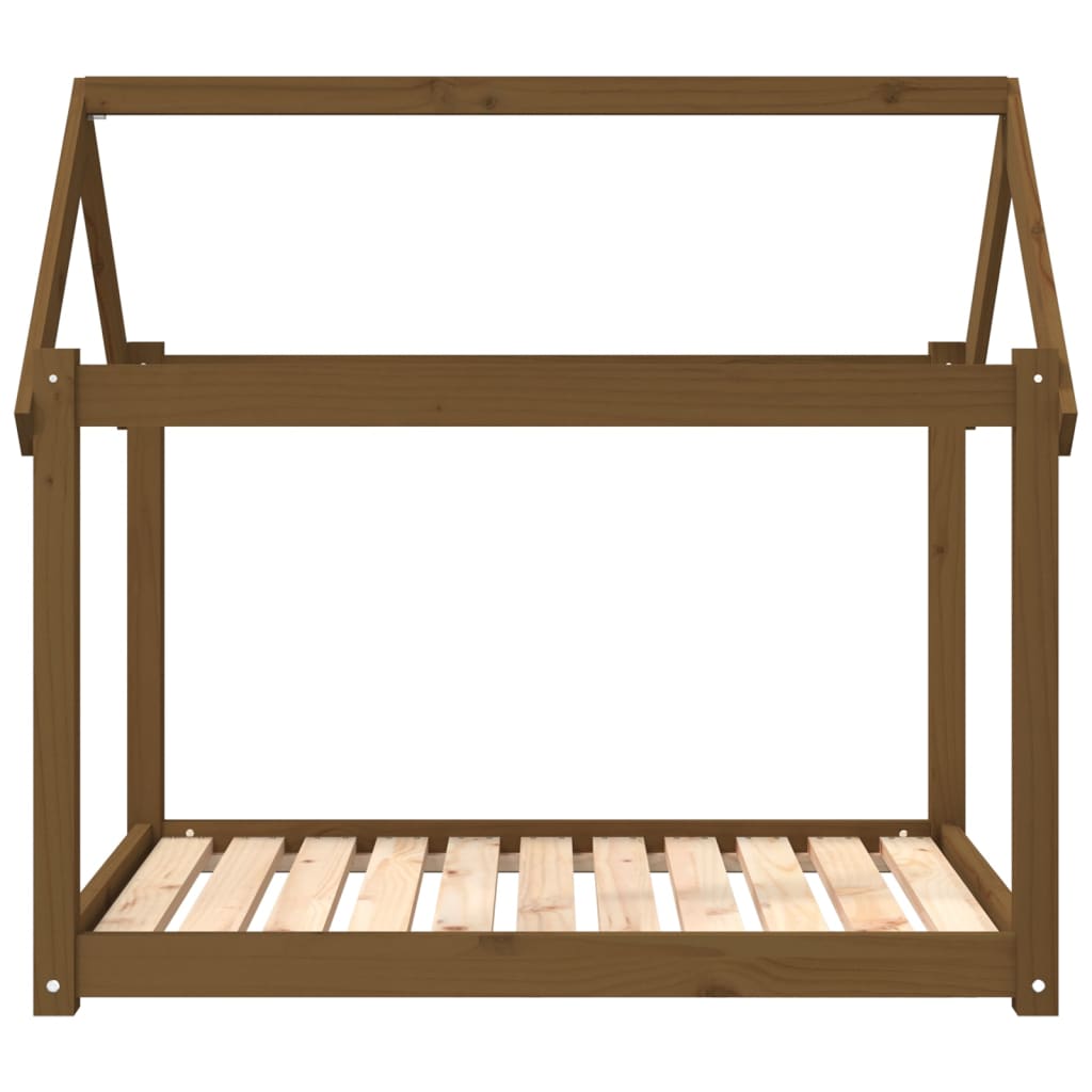 Koiransänky hunajanruskea 101x70x90 cm täysi mänty - Harrastajankoti.fi