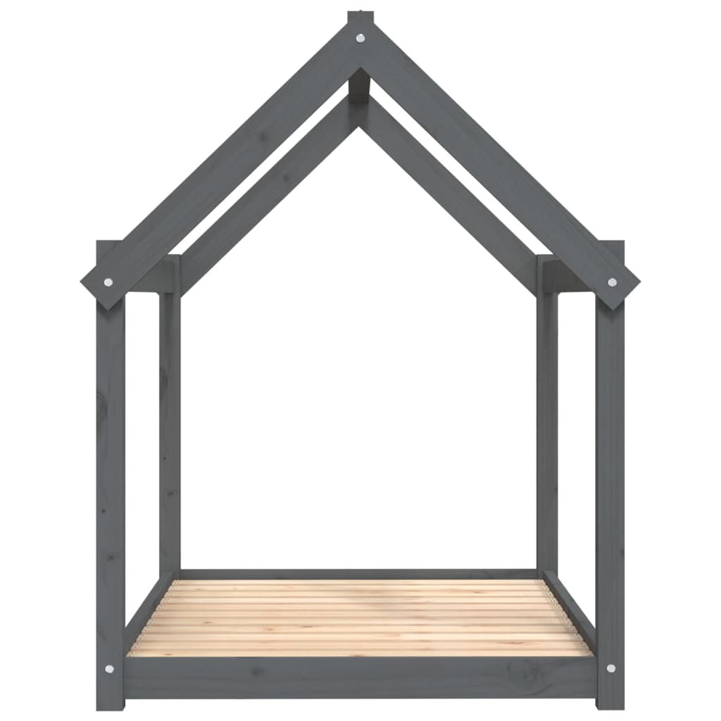 Koiransänky harmaa 111x80x100 cm täysi mänty - Harrastajankoti.fi