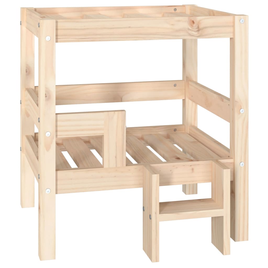 Koiransänky 55,5x53,5x60 cm täysi mänty - Harrastajankoti.fi