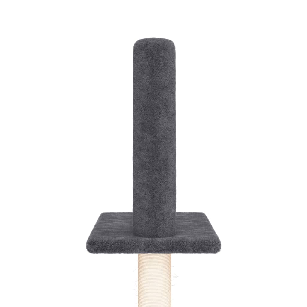 Kattoon asti yltävä kissan kiipeilypuu t.harmaa 250,5-276,5 cm - Harrastajankoti.fi