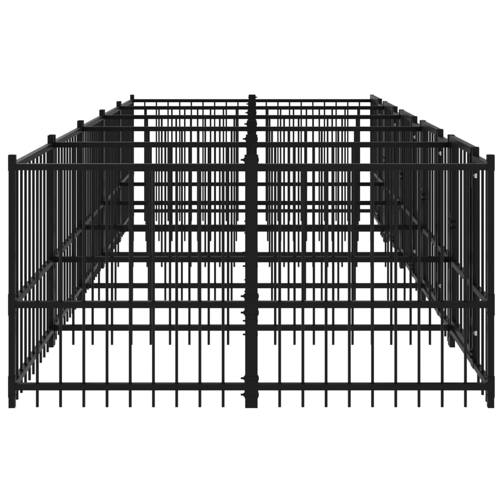 Koiran ulkohäkki teräs 9,38 m² - Harrastajankoti.fi